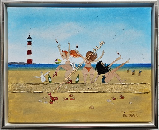[P0007335] Original "Weiber" 50 x 40 cm gerahmt
