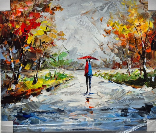 [P0007447] Orig. Leinwandbild "Nice Rainy Day" 50 x 60