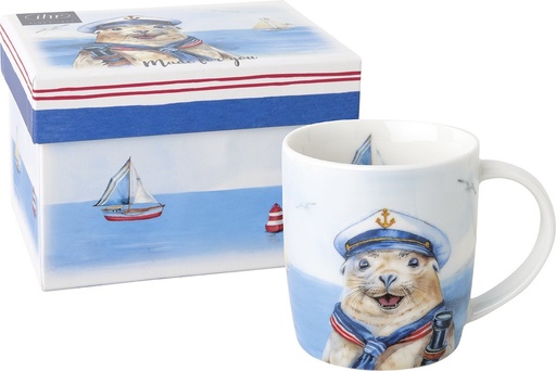 [P0007505] Tasse "Captain Charlie" H 9 cm