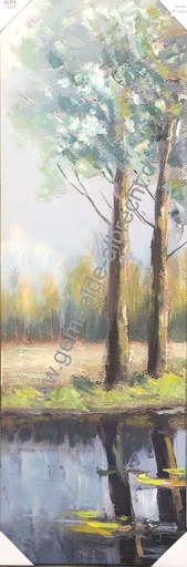 [P0007556] Leinwandbild "Wald" I 40x120cm