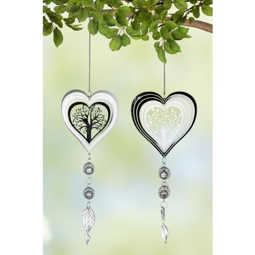 [P0007583] Dekokette/Windspiel "Herz Lebensbaum"