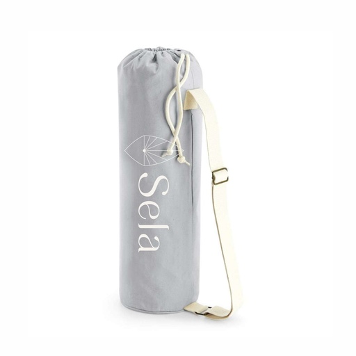 Textil SELA Yoga-Matten Tasche Grau