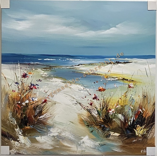 [P0007771] Orig. Acrylgemälde "Einblick" 80 x 80 cm