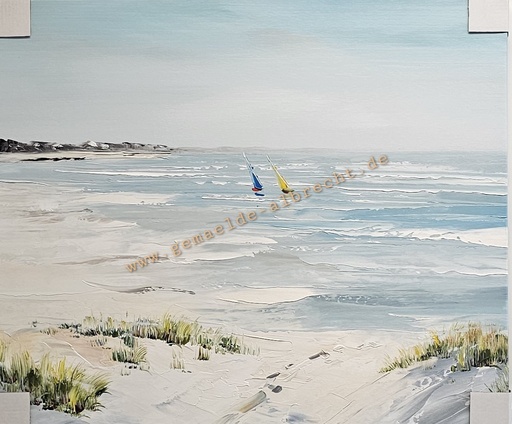[P0007778] Orig. Acrylgemälde "Düne" 50 x 60 cm