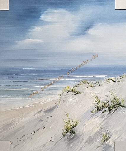 [P0007780] Orig. Acrylgemälde "Düne" 50 x 60 cm
