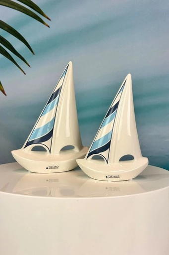 [P0007893] Skulptur Boot "Andiamo" groß