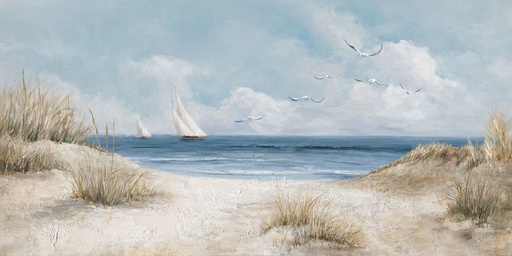 [P0008010] Org. Leinwandbild "Düne" 60x120 cm