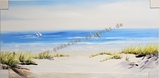 [P0008077] Orig. Leinwandbild "Düne" 80 x 40 cm