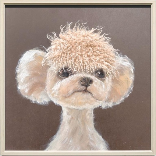 [P0008099] Bild 3D "Hund" 60x60 cm