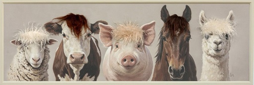 [P0008117] Leinwandbild 3D "Buddys" 50x150 cm